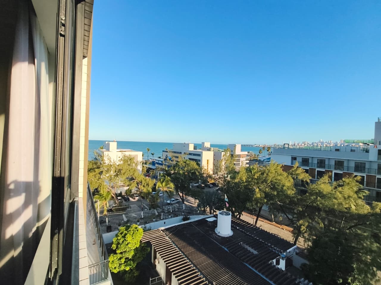 Flat mobiliado com vista mar no Jardim Oceania 3
