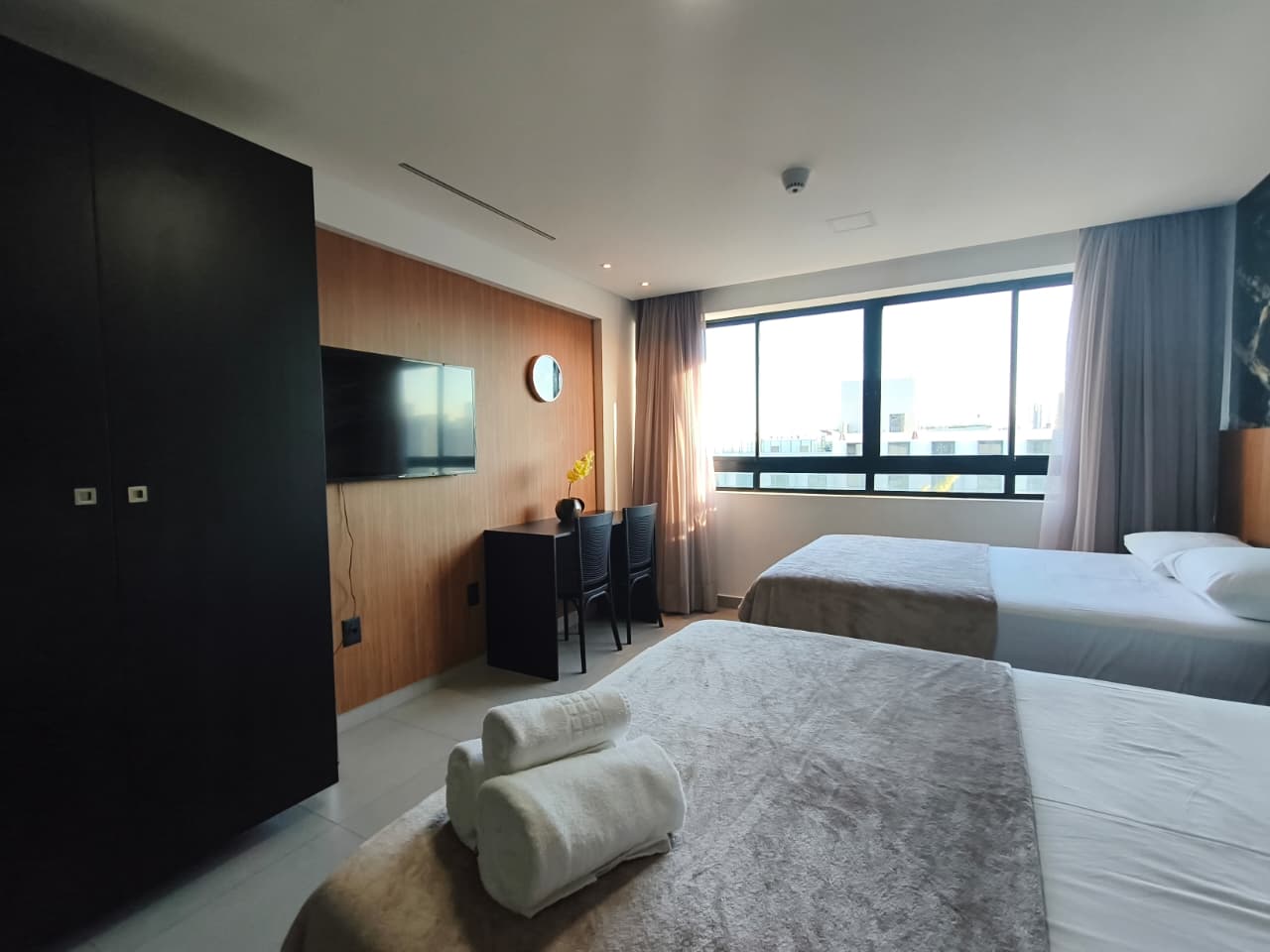 Flat mobiliado com vista mar no Jardim Oceania 4